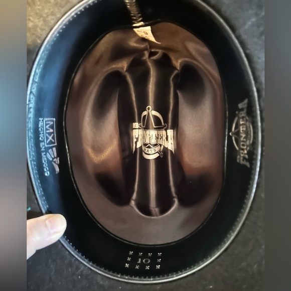 Mr. Frontera Hat black size 6 7/8 - Picture 11 of 14